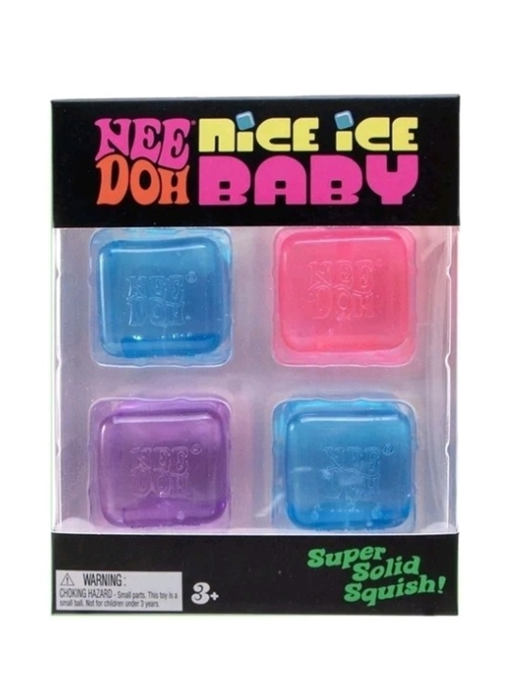 Schylling Nee Nice Ice Doh Baby 4-Piece Super Solid Squish Set